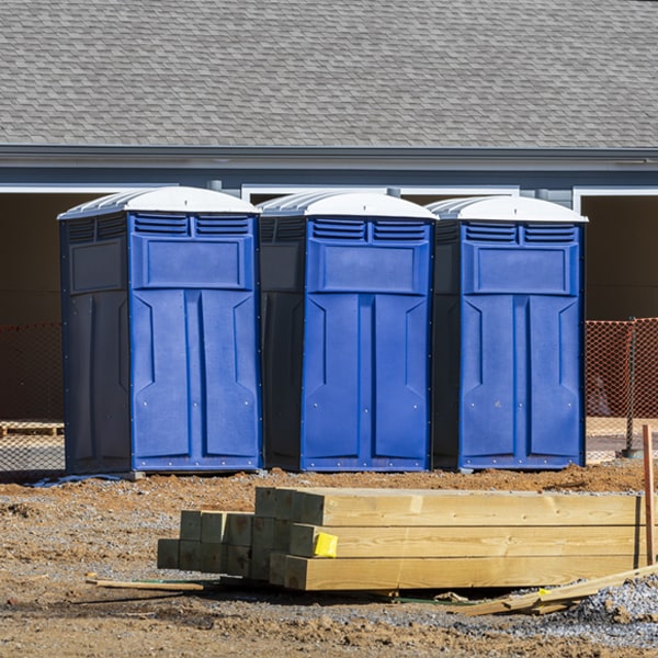 are there any restrictions on where i can place the portable toilets during my rental period in Prices Fork